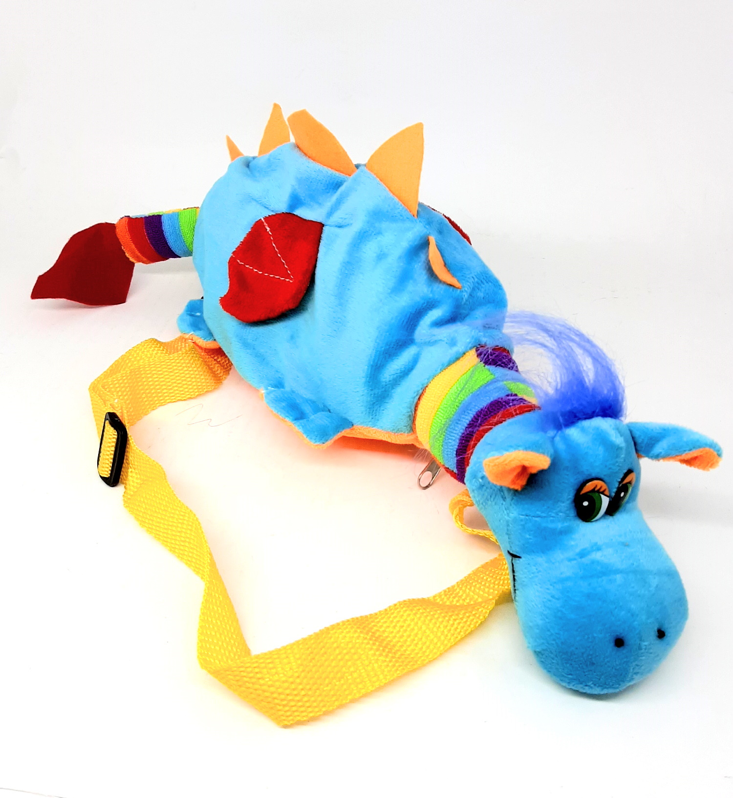 Рюкзак "Дракончик" с полосатым хвостом, 45см