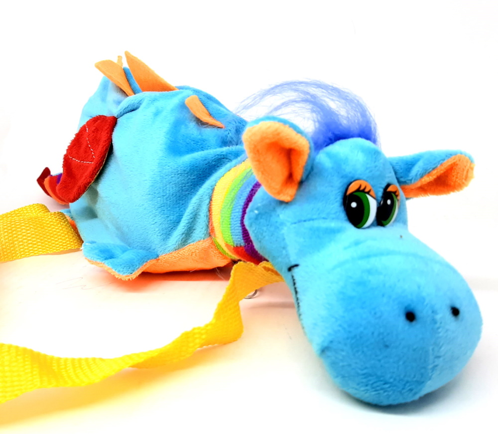 Рюкзак "Дракончик" с полосатым хвостом, 45см