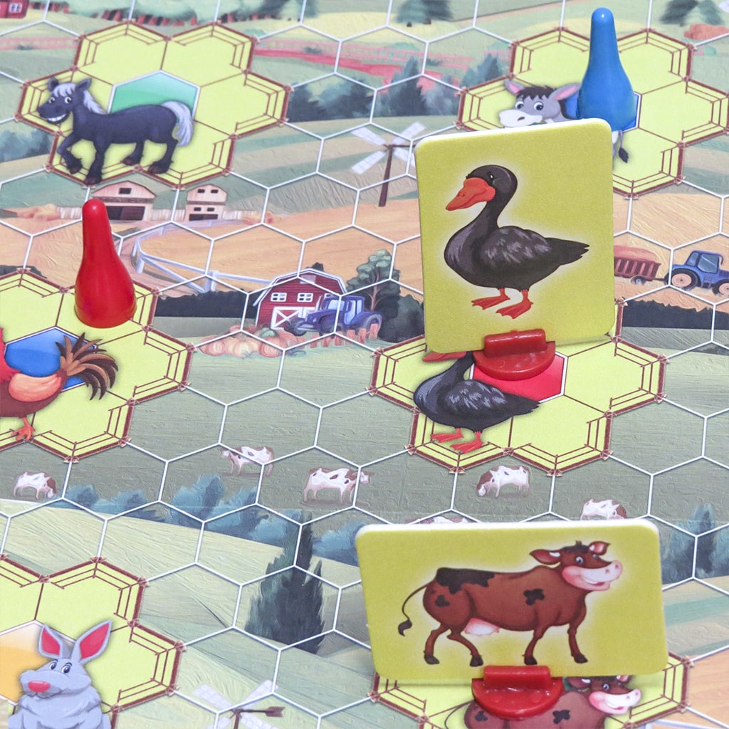 Гра настільна розвиваюча пізнавальна "Фермер", в гофр. кор. 33*30*6см, ARTOS Games, Україна (8шт)