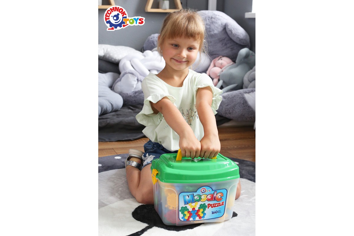 Мозаика-пазлы "Килимок", 160 дет., в чемод. 22*19*14см, ТМ Технок, Украина (8шт)