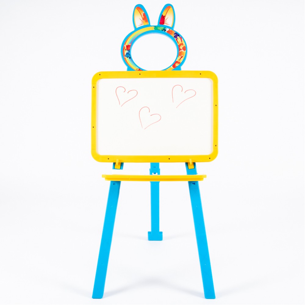 Мольберт для рисования, магн.(мел и маркер), желто-гол., в кор. 50*45*8см, ТМ Долони, Украина (8шт)