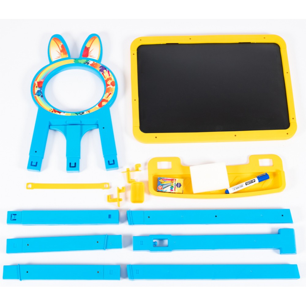 Мольберт для рисования, магн.(мел и маркер), желто-гол., в кор. 50*45*8см, ТМ Долони, Украина (8шт)