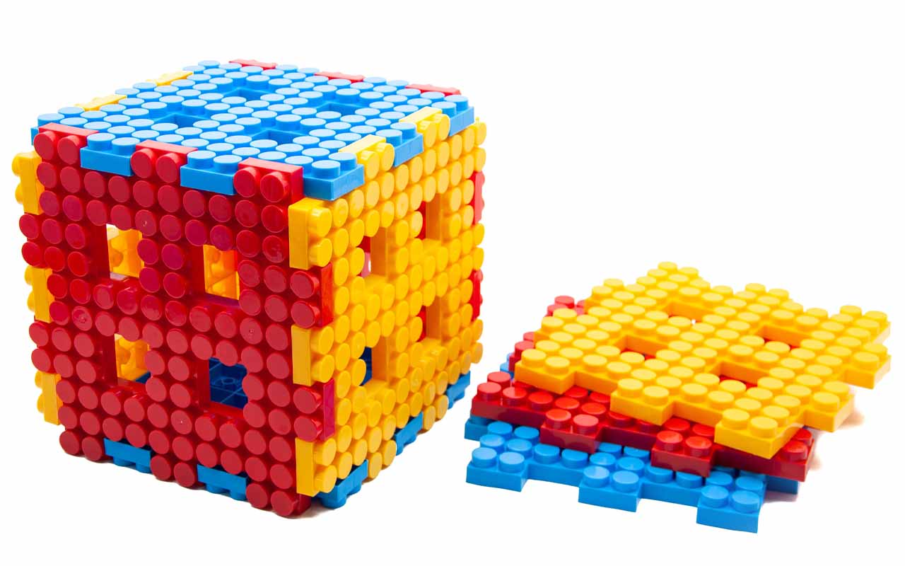 Конструктор "Мега Бокс 1" 6 элементов, мега-большой 33*33см, ТМ MAXIMUS, Украина