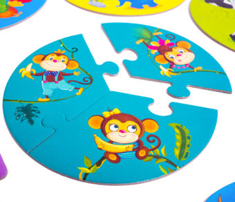 Игра настольная "Зоосвіт 3 в 1", в кор. 26*30*9см, ТМ Vladi Toys, Украина