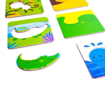 Игра настольная "Зоосвіт 3 в 1", в кор. 26*30*9см, ТМ Vladi Toys, Украина