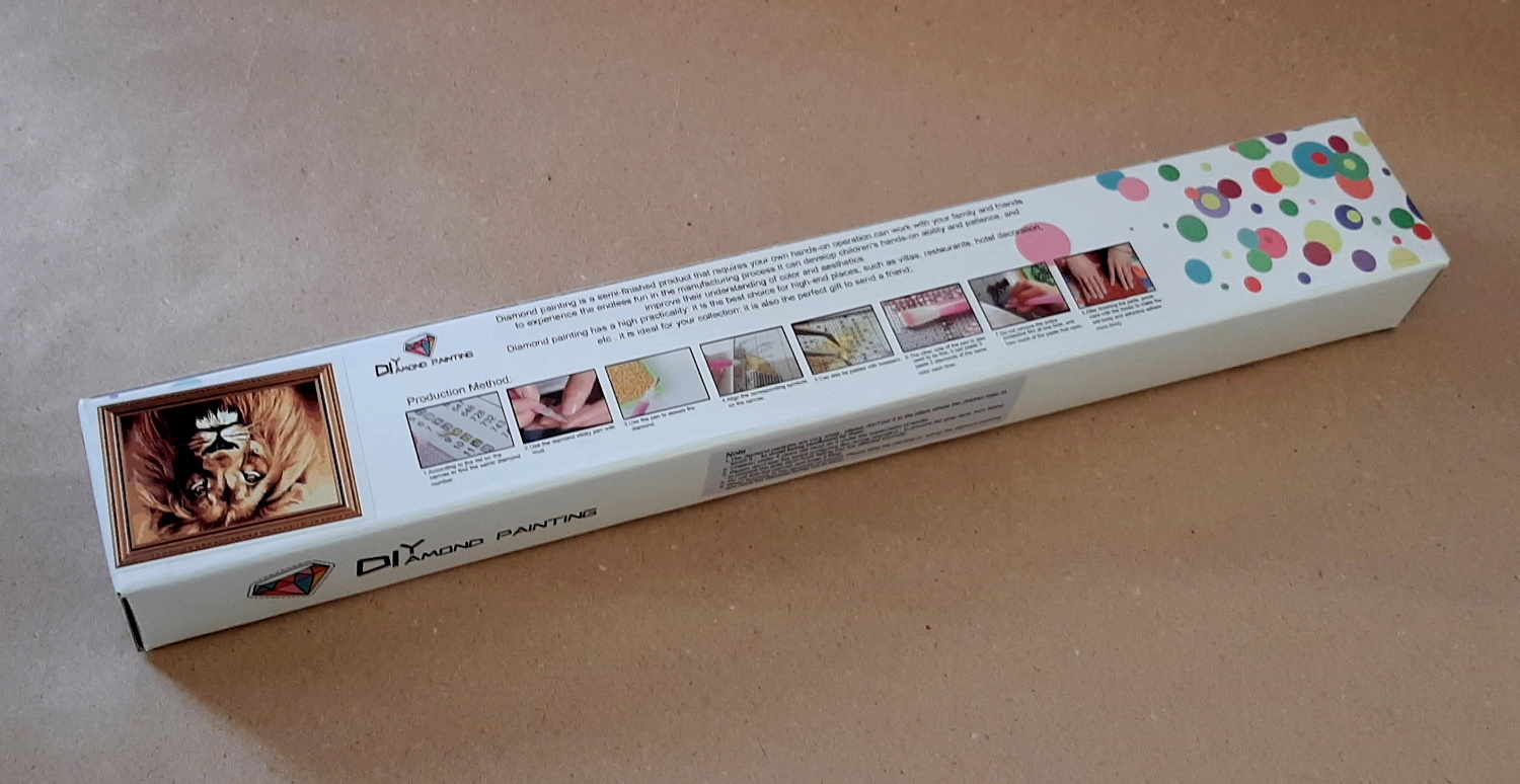 Алмазная мозаика неоновая "Яркие зонтики" 30*40см, без подрамника, в кор. 42*6,5*4см, ТМ Dreamtoys