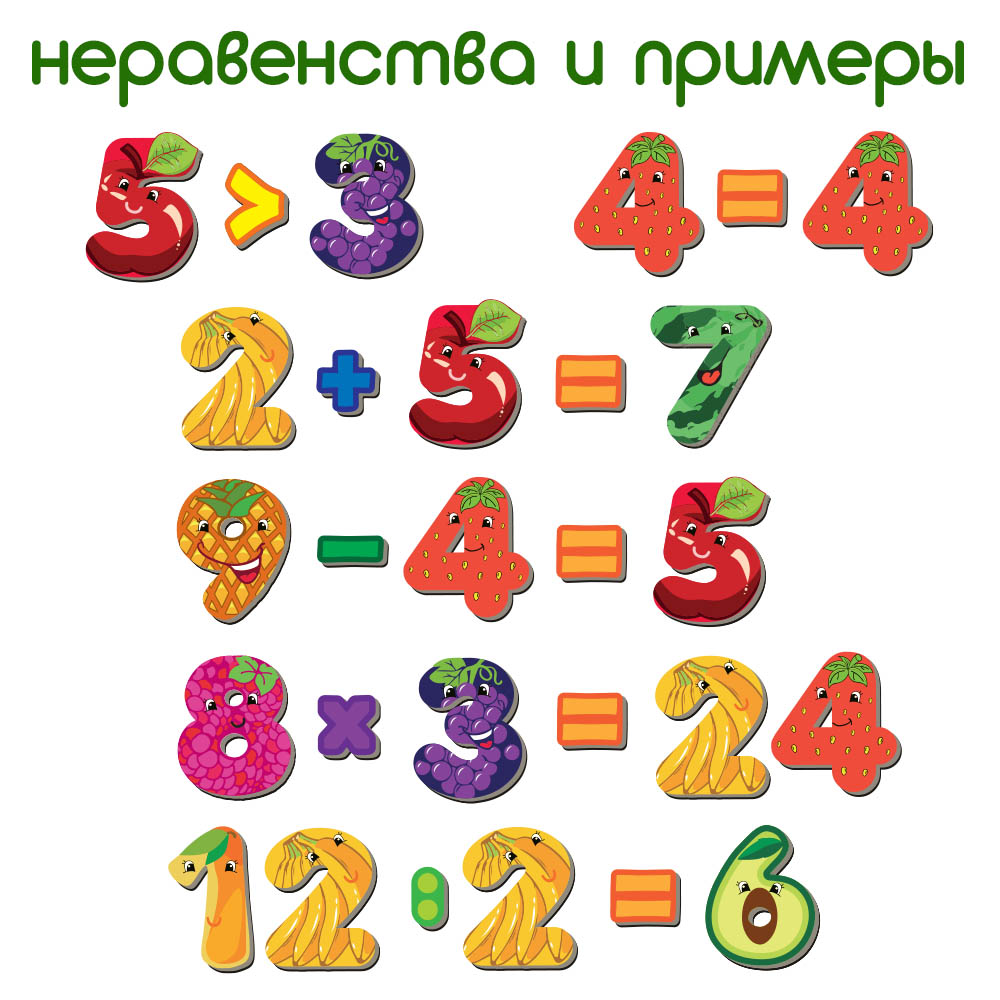 Набор магнитов "Numbers", в кор. 20*20*4см, Украина, Magdum