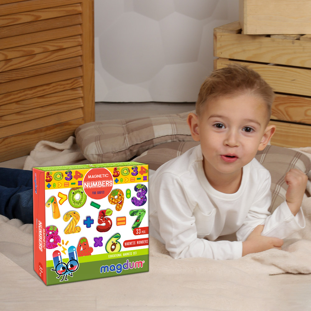 Набор магнитов "Numbers", в кор. 20*20*4см, Украина, Magdum