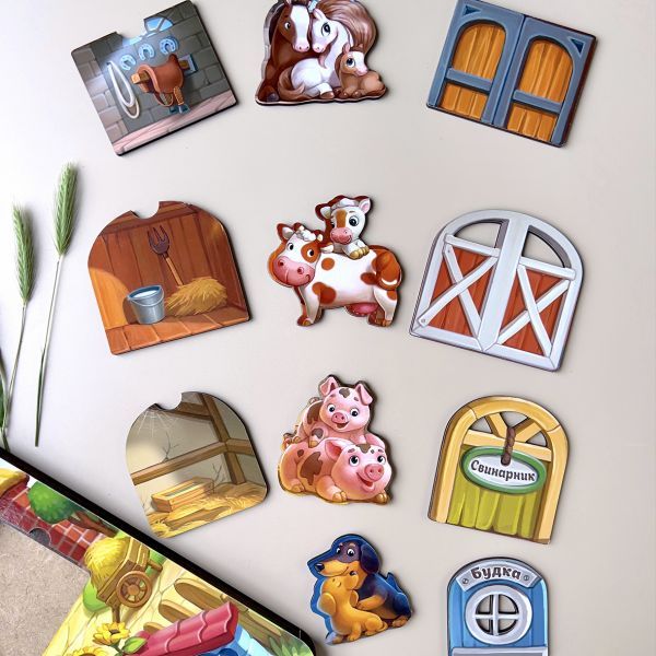 Трёхслойный вкладыш "Ферма", 31*23см, ТМ UBumblebees, Украина