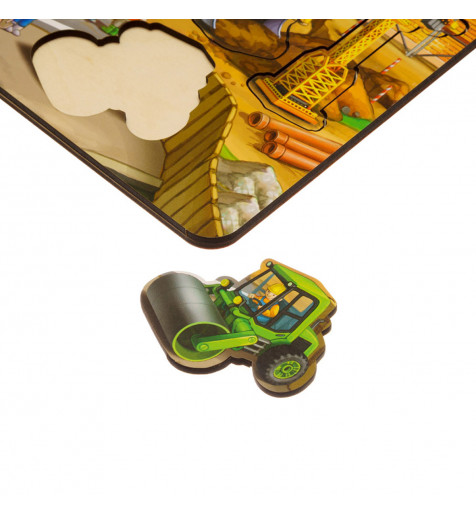 Вкладыш маленький: "Стройка - 3", 23*15,5см, ТМ UBumblebees, Украина