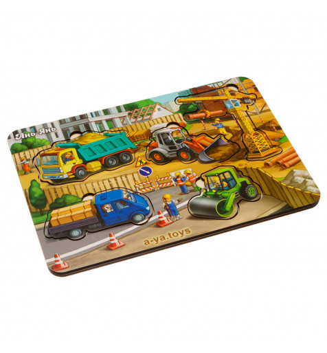 Вкладыш маленький: "Стройка - 3", 23*15,5см, ТМ UBumblebees, Украина