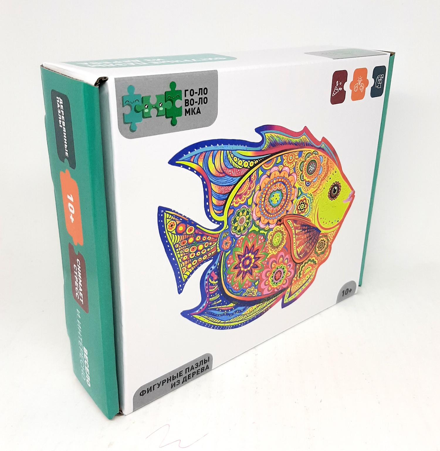 Пазли дерев'яні "Единоріг", 105 елементів, в кор. 22*19*6см (72шт)