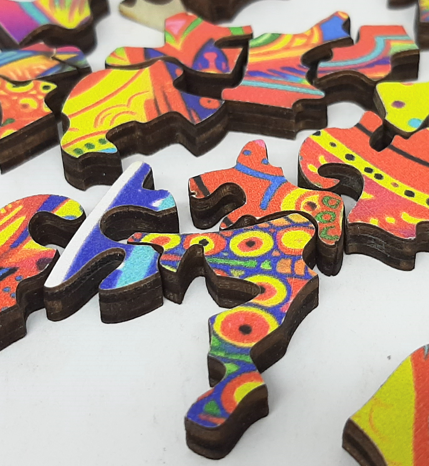 Пазли дерев'яні "Единоріг", 105 елементів, в кор. 22*19*6см (72шт)