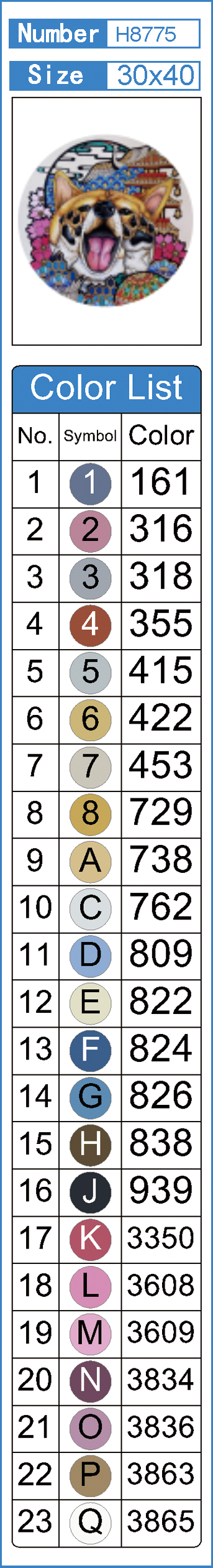Алмазная мозаика "Корги в кустах", 30*40см, на подрамнике, в кор. 31*41*2,5см, ТМ Dreamtoys