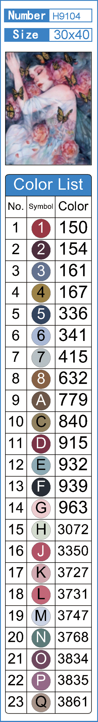 Алмазная мозаика "Спящая красавица" 30*40см, на подрамнике, в кор. 31*41*2,5см, ТМ Dreamtoys