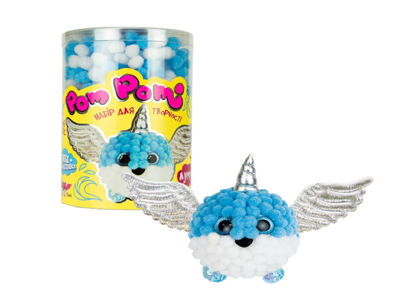 Набор для творчества (укр) "Pom pom Луммі" 16*10см, ТМ Стратег, Украина
