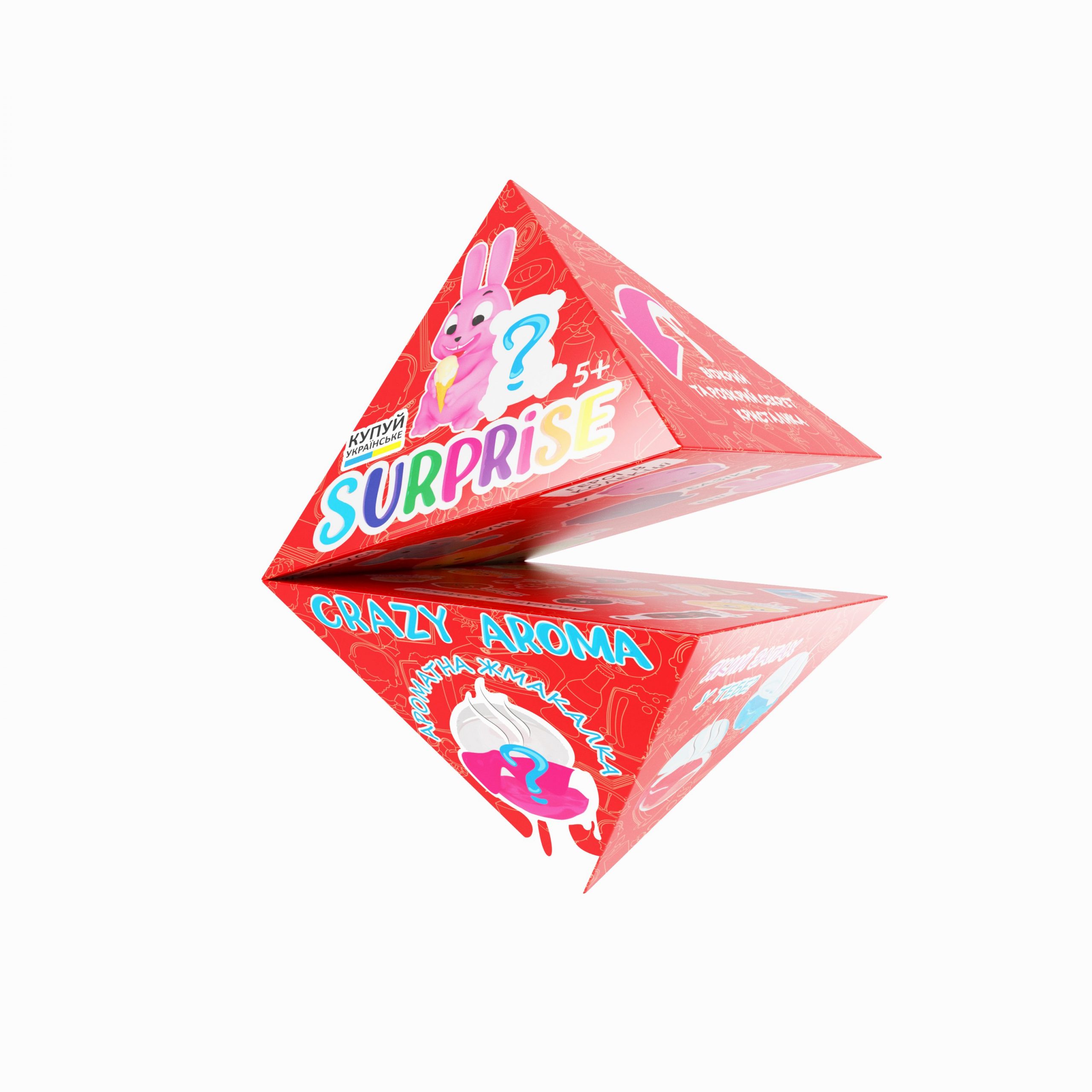 Набір сюрприз TM MrBoo Crazy Aroma SURPRISE лизун антистрес, кор. 10*10см (6шт)