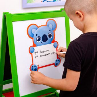 Магнітна дошка "Коала" з маркером, укр., пак. 33*25см, ТМ Vladi Toys, Україна