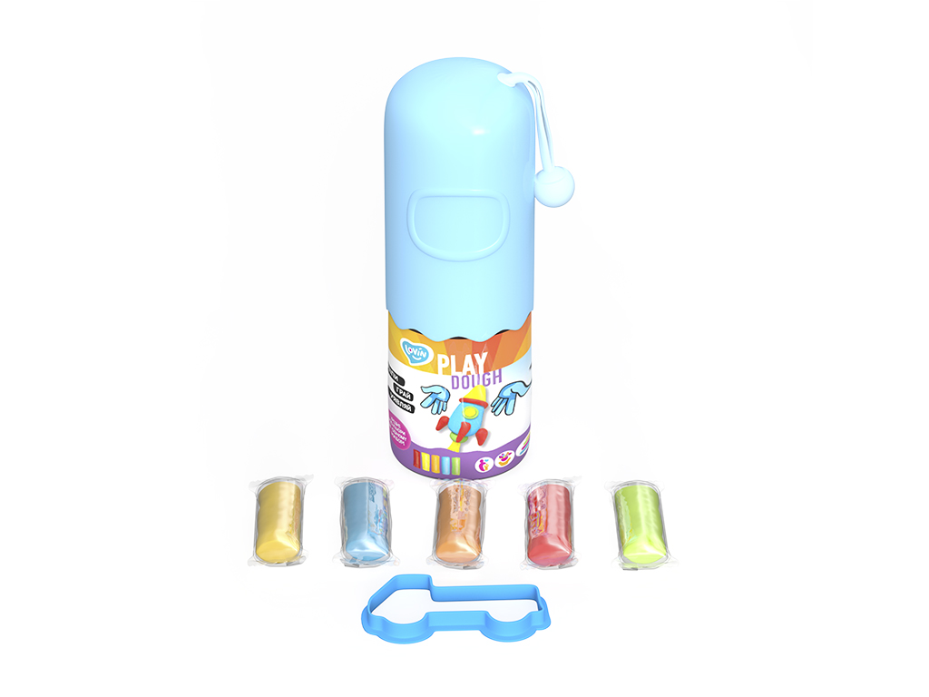 Набор для творчества ТМ Lovin Play dough Пришелец, банка 18*6см (24шт)