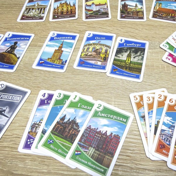 Игра развивающая "Галопом по Європам" (card), в жестяной банке 11*9*7см, ARTOS Games, Украина (12шт)