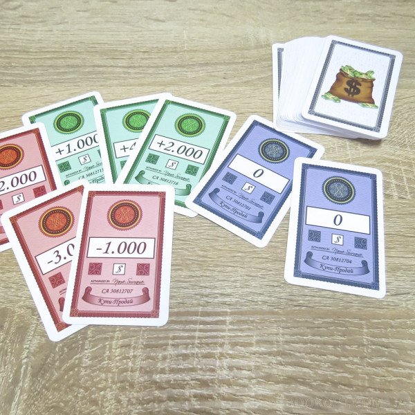 Игра развивающая "Купи-продай" (card), в жестяной банке 11*9*7см, ARTOS Games, Украина (12шт)