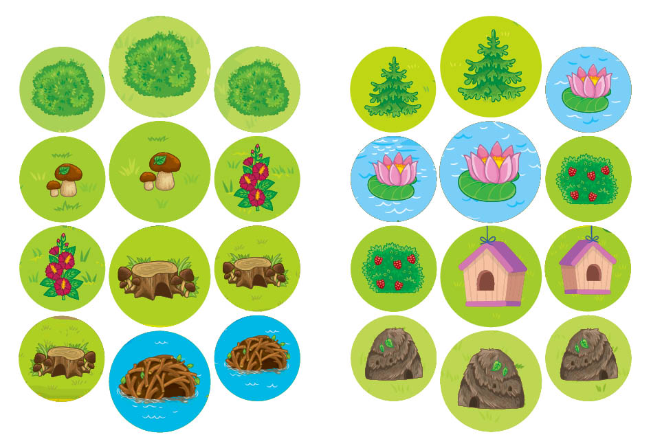 Книга "Граємо у хованки. З дикими тваринами", 23*17см, Украина, ТМ УЛА