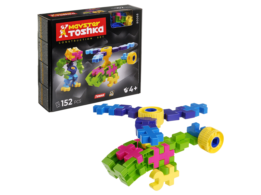 Конструктор "Майстер "ТОШКА" 152 дет., в кор. 35*30*8см, ТМ Юніка, Україна