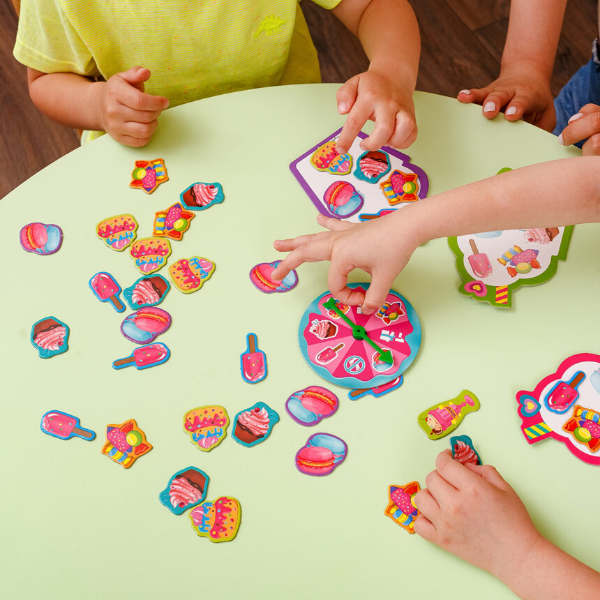 Міні-розвивашка "Солодкі смаколики" укр., у кор. 17*16*5см, ТМ Vladi Toys, Україна