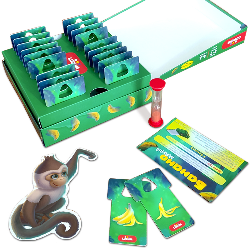 Гра настільна "Бананоманія", укр.,у кор. 20*20*4см, ТМ Ludum, Україна