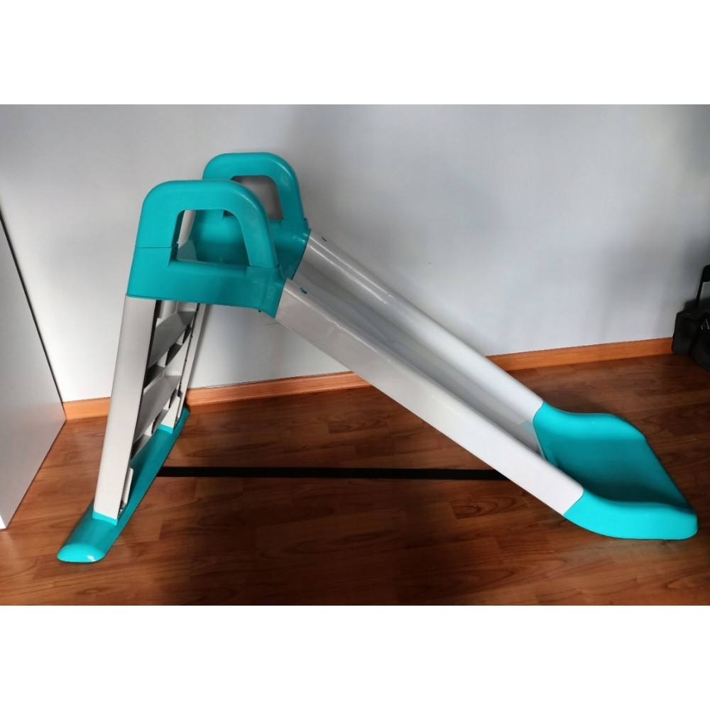 Гірка для катання дітей, 140см, св. бірюзово-кремова, кор. 80*25*44см, ТМ Долоні, Україна