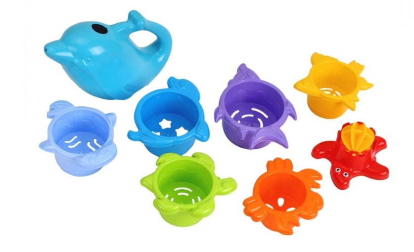 Пирамидка 8 предметов, 18.2*18*10см, сетка, Украина, ТМ Технок (26шт)