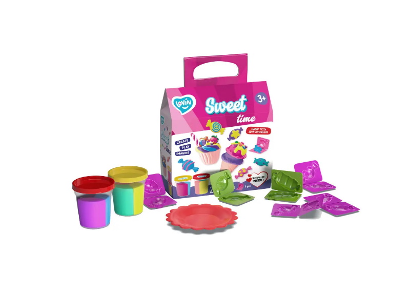 Набор теста для лепки Sweet Time TM Lovin, в кор. 20*18*8см (12шт)