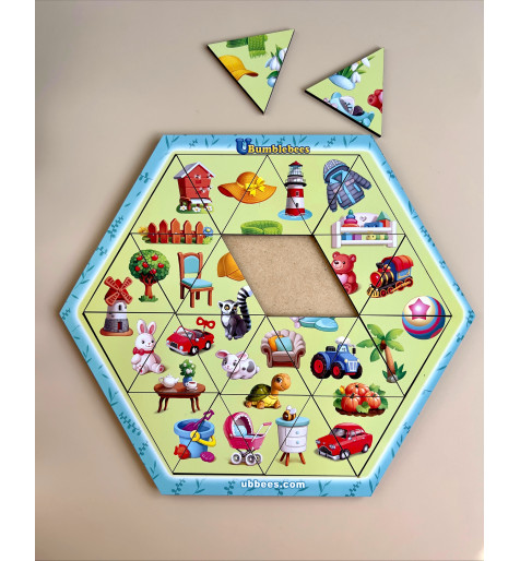 Пазл "Асорти", планш. 27*23см, ТМ UBumblebees, Україна