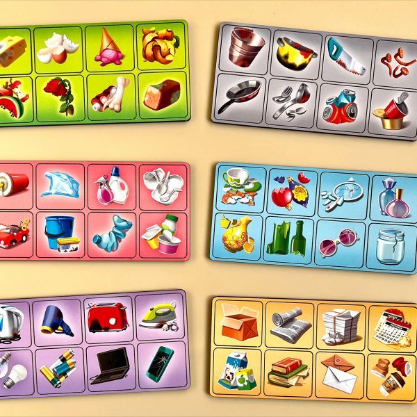 Дерев'яний сортер комодик "Сортировка мусора: мусоровоз", планш. 39*9*10см, ТМ UBumblebees, Україна