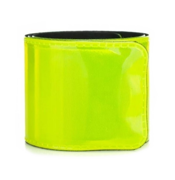 Браслет неоновый дорожный, светоотражающий, 40см, повязка на руку неоновая