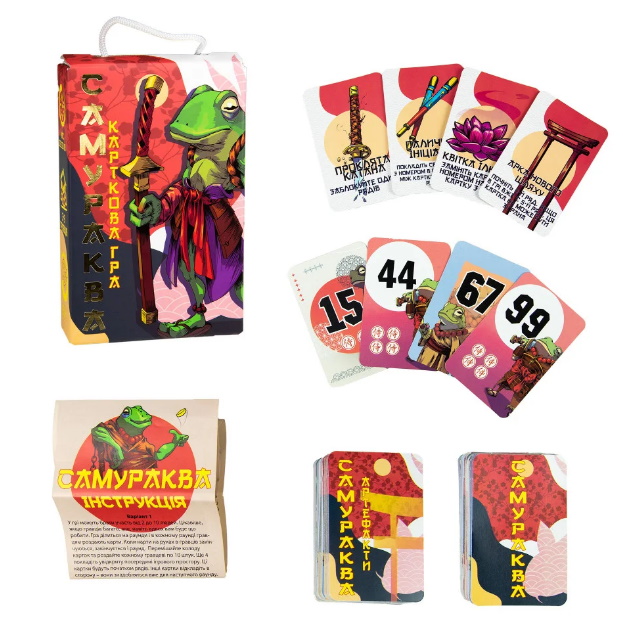 Настольная игра "Самураква" расширенная версия, укр., в кор.19*12*4, ТМ Стратег, Украина