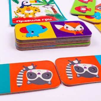 Гра настільна "Fisher Price. Доміно" в кор. (укр), ТМ Vladi Toys, Україна