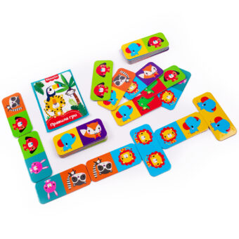 Гра настільна "Fisher Price. Доміно" в кор. (укр), ТМ Vladi Toys, Україна