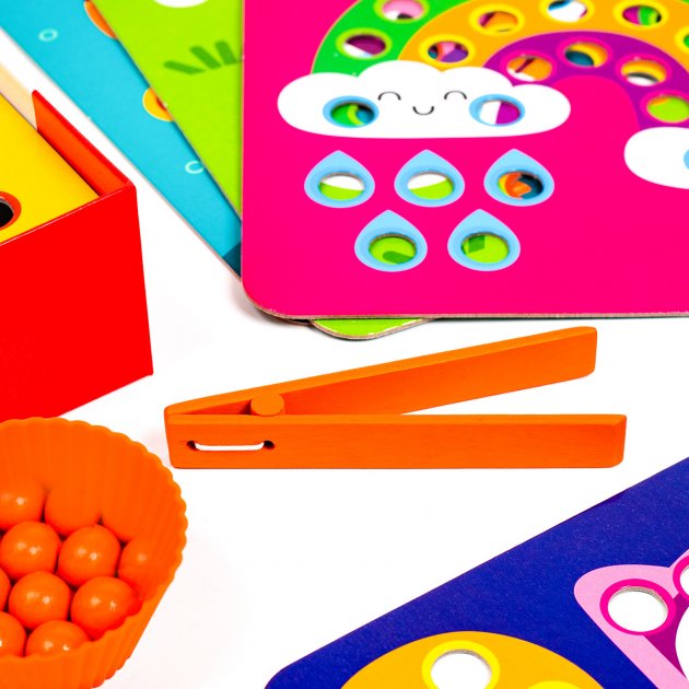 Мозаїка з дерев'яними кульками "Доповни картинку"  (укр), ТМ Vladi Toys, Україна