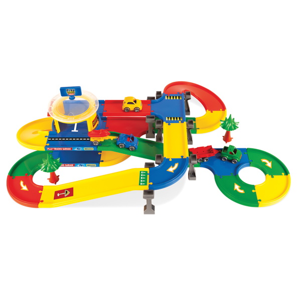 Гараж з трасою Play Tracks Garage, в кор. 80*55*12см, ТМ Wader