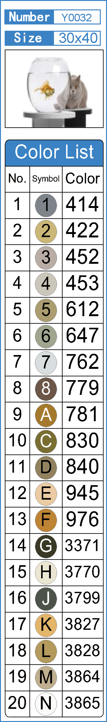 Алмазная мозаика "Золотая рыбка под присмотром", 30*40см, на подрамнике, в кор. 31*41*2,5см, ТМ Dreamtoys