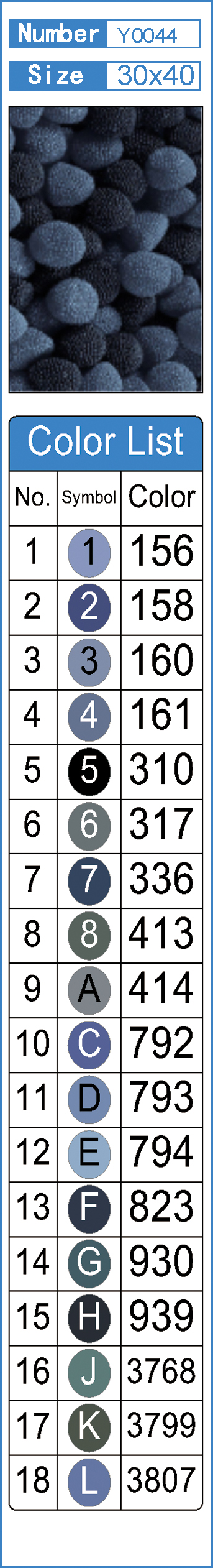 Алмазна мозаїка "Цукерки чорничного кольору", на підрамнику 30*40см, в кор. 31*41*2,5см, ТМ Dreamtoys