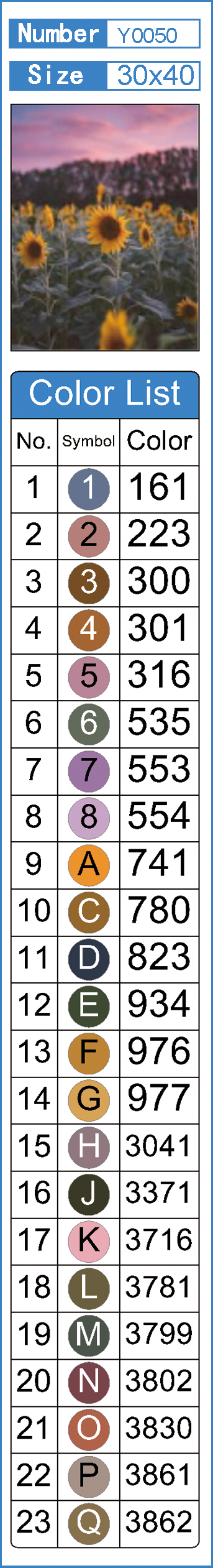 Алмазна мозаїка "Соняшники в багряному заході сонця", 30*40см, на підрамнику, в кор. 31*41*2,5см, ТМ Dreamtoys