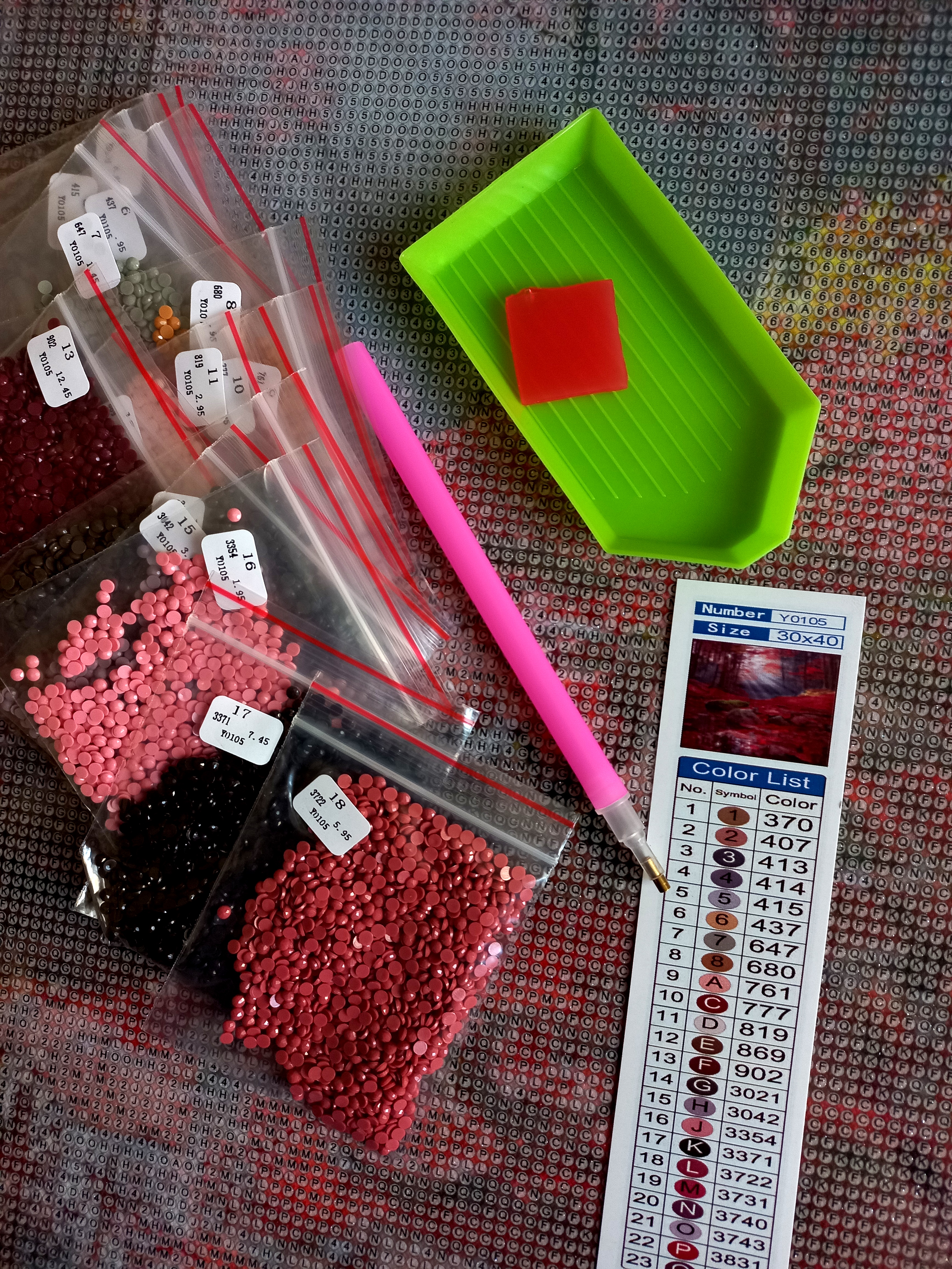 Алмазная мозаика "Райский уголок", 30*40см, на подрамнике, в кор. 31*41*2,5см, ТМ Dreamtoys