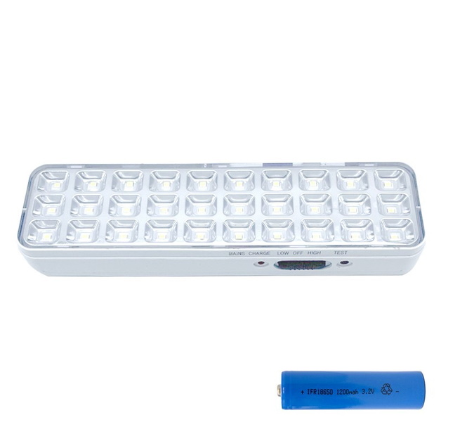 Светодиодный аккумуляторный светильник-маяк Helios Opto 30 Led 2w, в кор. 21*6*3см