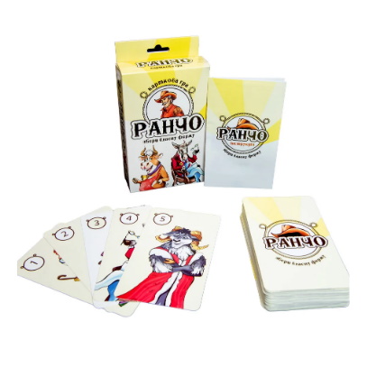Настольная развлекательная игра "Ранчо", укр. языке, в кор.13*11*2.3см, ТМ Стратег, Украина