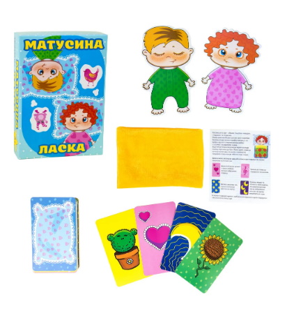 Настільна розвиваюча гра "Матусина ласка", сімейна, укр.мовою, у кор. 17*13*3см, ТМ Стратег, Україна