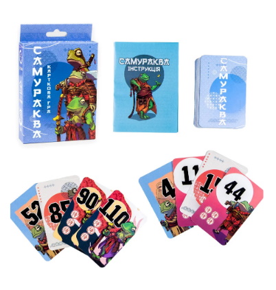 Карткова  розважальна гра "Самураква", укр. мовою, у кор. 14*11*2,3см, ТМ Стратег, Україна