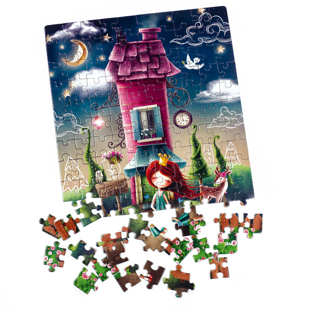 Пазли "Magic princess house", 120ел., у кор. 15*9*3см, ТМ Vladi Toys, Україна