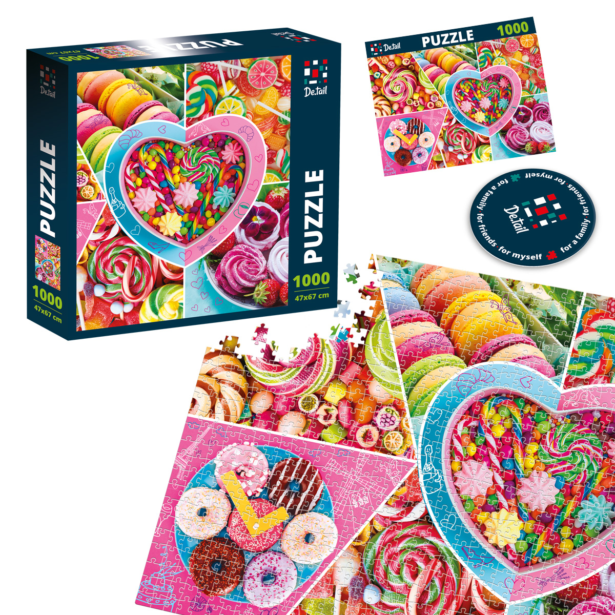 Пазли "Sweet delicacies", ТМ Vladi Toys, Україна